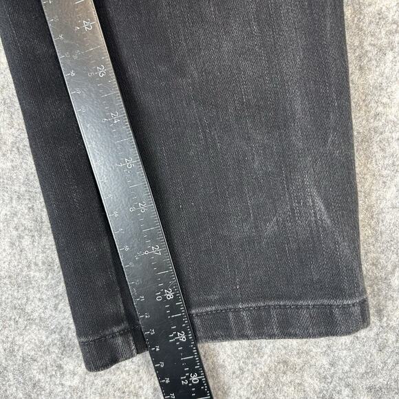 Soft Surroundings Jeans Large Black Denim Pull On High Rise Elastic Jegging - Picture 5 of 9